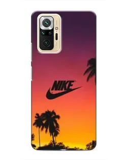 Чехол для Xiaomi Redmi Note 10 Pro с картинкой «Nike на закате солнца»