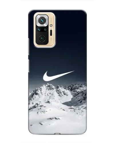 Чехол для Xiaomi Redmi Note 10 Pro с картинкой «Nike — зимние горы» Чехол для Xiaomi Redmi Note 10 Pro с картинкой «Nike — зимние горы»