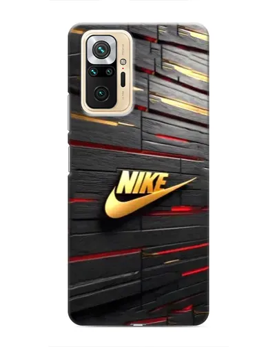 Чехол для Xiaomi Redmi Note 10 Pro с картинкой «Золотой Nike на металле» Чехол для Xiaomi Redmi Note 10 Pro с картинкой «Золотой Nike на металле»