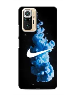 Чехол для Xiaomi Redmi Note 10 Pro с картинкой «Nike и синий дым»