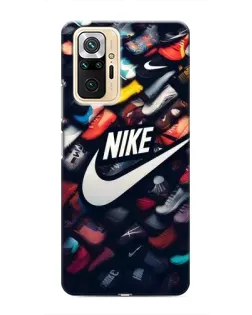 Чехол для Xiaomi Redmi Note 10 Pro с картинкой «Коллекция кроссовок Nike»