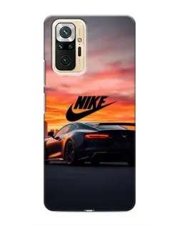 Чехол для Xiaomi Redmi Note 10 Pro с картинкой «Nike и суперкар»