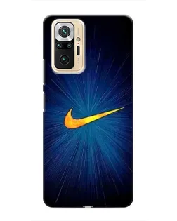 Чохол для Xiaomi Redmi Note 10 Pro з картинкою «Синій пульс Nike» Чохол для Xiaomi Redmi Note 10 Pro з картинкою «Синій пульс Nike»