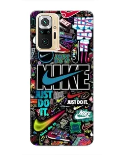 Чохол для Xiaomi Redmi Note 10 Pro з картинкою «Яскравий колаж Nike» Чохол для Xiaomi Redmi Note 10 Pro з картинкою «Яскравий колаж Nike»