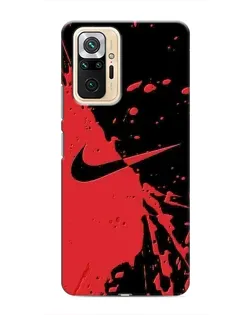 Чохол для Xiaomi Redmi Note 10 Pro з картинкою «Червоні бризки Nike» Чохол для Xiaomi Redmi Note 10 Pro з картинкою «Червоні бризки Nike»