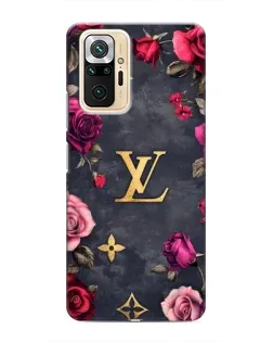 Чехол для Xiaomi Redmi Note 10 Pro с картинкой «Цветочный Louis Vuitton»