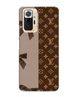 Чехол для Xiaomi Redmi Note 10 Pro с картинкой «Louis Vuitton — банты»