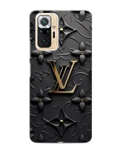 Чехол для Xiaomi Redmi Note 10 Pro с картинкой «Кожаная текстура LV»