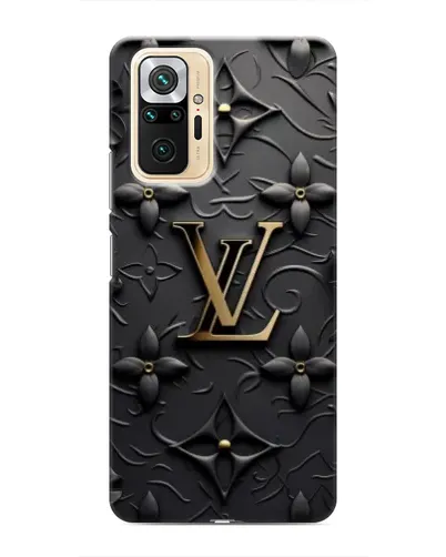 Чехол для Xiaomi Redmi Note 10 Pro с картинкой «Кожаная текстура LV»