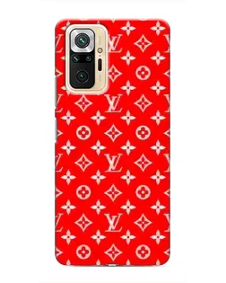 Чехол для Xiaomi Redmi Note 10 Pro с картинкой «Яркий паттерн LV»