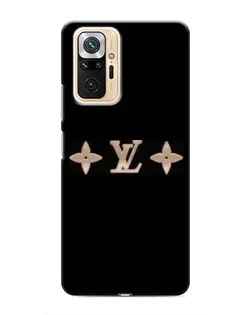 Чехол для Xiaomi Redmi Note 10 Pro с картинкой «Louis Vuitton — минимализм»