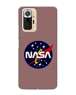 Чехол для Xiaomi Redmi Note 10 Pro с картинкой «NASA — ретро космос»