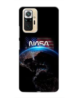 Чехол для Xiaomi Redmi Note 10 Pro с картинкой «Земля из космоса NASA»