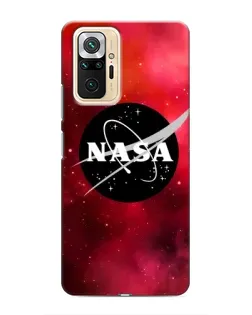 Чехол для Xiaomi Redmi Note 10 Pro с картинкой «NASA — красная туманность»