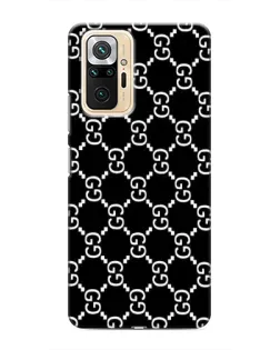 Чехол для Xiaomi Redmi Note 10 Pro с картинкой «Gucci — сетчатый паттерн»