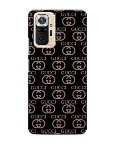Чехол для Xiaomi Redmi Note 10 Pro с картинкой «Классическая монограмма Gucci»