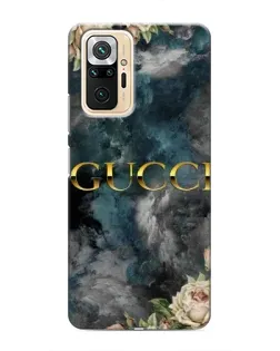 Чехол для Xiaomi Redmi Note 10 Pro с картинкой «Абстрактные цветы Gucci»