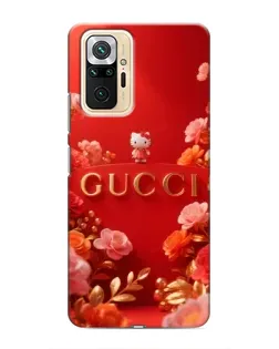 Чехол для Xiaomi Redmi Note 10 Pro с картинкой «Gucci — золотой сад»