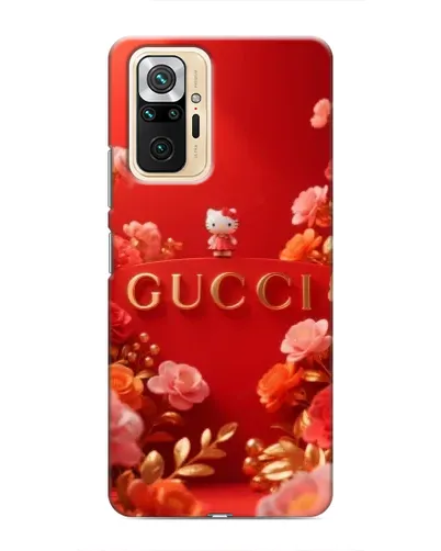 Чехол для Xiaomi Redmi Note 10 Pro с картинкой «Gucci — золотой сад»