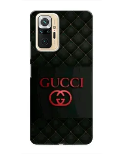Чехол для Xiaomi Redmi Note 10 Pro с картинкой «Gucci — стеганый черный»