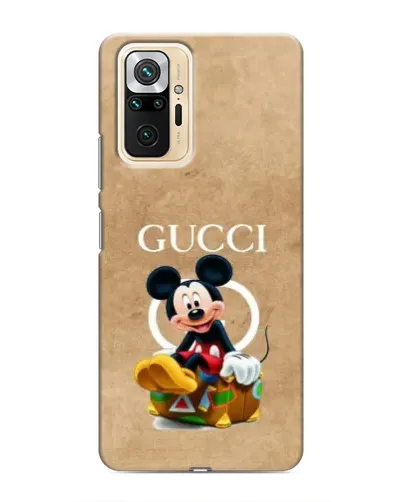 Чехол для Xiaomi Redmi Note 10 Pro с картинкой «Микки Маус Gucci — крафт»