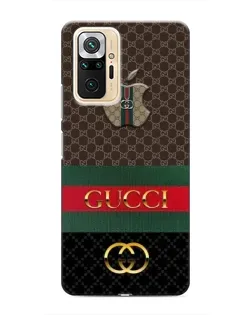 Чехол для Xiaomi Redmi Note 10 Pro с картинкой «Gucci — брендированный десерт»
