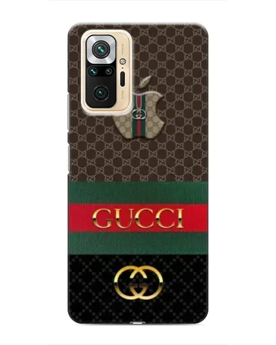 Чехол для Xiaomi Redmi Note 10 Pro с картинкой «Gucci — брендированный десерт»