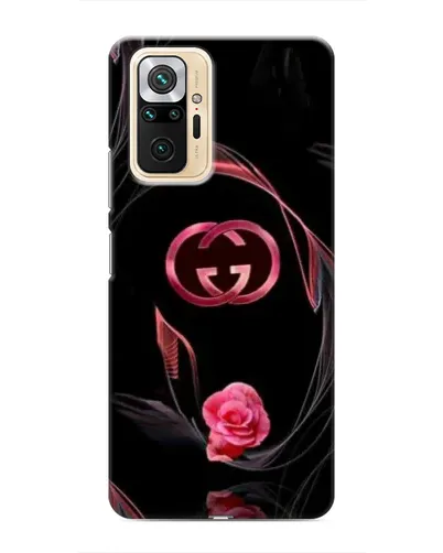 Чехол для Xiaomi Redmi Note 10 Pro с картинкой «Gucci — неоновая роза»