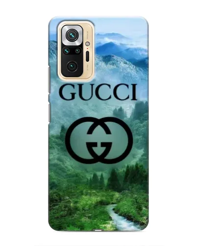 Чехол для Xiaomi Redmi Note 10 Pro с картинкой «Gucci — горный пейзаж»