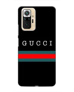 Чехол для Xiaomi Redmi Note 10 Pro с картинкой «Gucci — красный пояс»