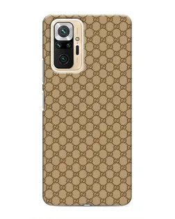 Чохол для Xiaomi Redmi Note 10 Pro з картинкою «Gucci — класичний беж»