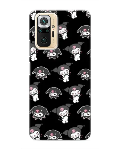 Чохол для Xiaomi Redmi Note 10 Pro з картинкою «Чорний паттерн Kuromi» Чохол для Xiaomi Redmi Note 10 Pro з картинкою «Чорний паттерн Kuromi»