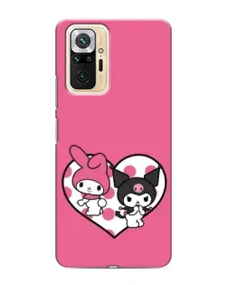Чохол для Xiaomi Redmi Note 10 Pro з картинкою «Kuromi та My Melody»