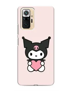 Чохол для Xiaomi Redmi Note 10 Pro з картинкою «Kuromi та серце»