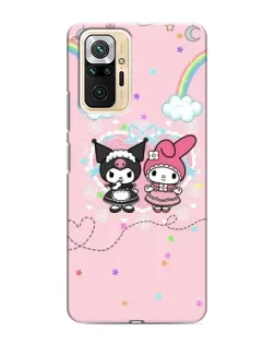 Чохол для Xiaomi Redmi Note 10 Pro з картинкою «My Melody та Kuromi»
