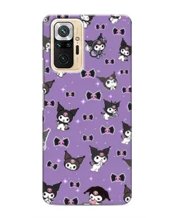 Чохол для Xiaomi Redmi Note 10 Pro з картинкою «Kuromi — патерн»