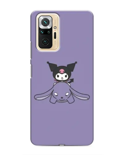 Чохол для Xiaomi Redmi Note 10 Pro з картинкою «Kuromi на ліловому фоні» Чохол для Xiaomi Redmi Note 10 Pro з картинкою «Kuromi на ліловому фоні»