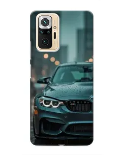 Чехол для Xiaomi Redmi Note 10 Pro с картинкой «BMW в огнях города»