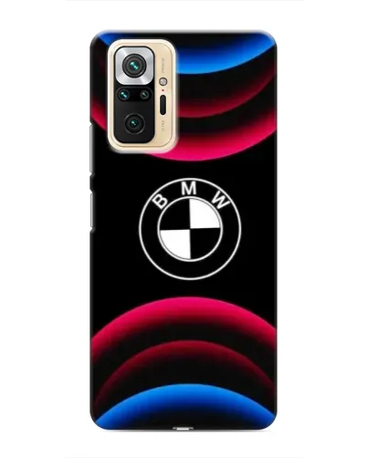 Чехол для Xiaomi Redmi Note 10 Pro с картинкой «Логотип BMW и неоновые дуги» Чехол для Xiaomi Redmi Note 10 Pro с картинкой «Логотип BMW и неоновые дуги»