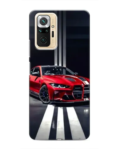 Чехол для Xiaomi Redmi Note 10 Pro с картинкой «Красная BMW на дороге» Чехол для Xiaomi Redmi Note 10 Pro с картинкой «Красная BMW на дороге»