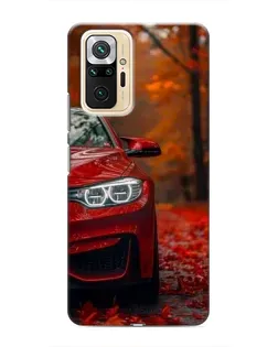 Чехол для Xiaomi Redmi Note 10 Pro с картинкой «Осенняя BMW M4»