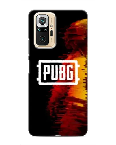 Чехол для Xiaomi Redmi Note 10 Pro с картинкой «Яркий логотип PUBG»