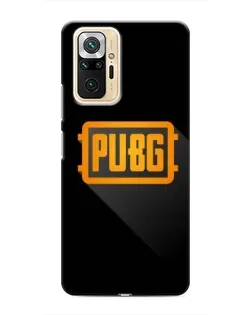 Чехол для Xiaomi Redmi Note 10 Pro с картинкой «PUBG — рамка лого»