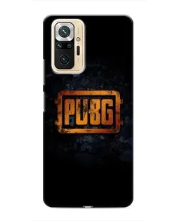 Чехол для Xiaomi Redmi Note 10 Pro с картинкой «PUBG — золотой логотип»
