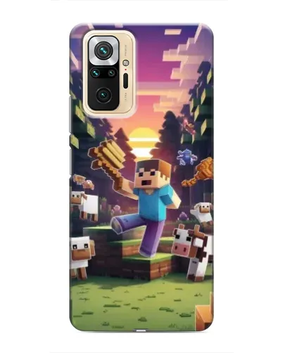 Чехол для Xiaomi Redmi Note 10 Pro с картинкой «Стив на ферме» Чехол для Xiaomi Redmi Note 10 Pro с картинкой «Стив на ферме»
