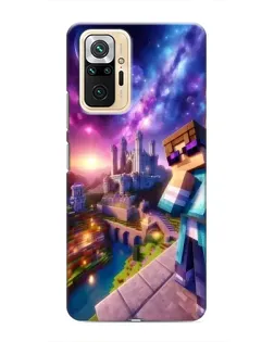 Чехол для Xiaomi Redmi Note 10 Pro с картинкой «Стив и космос»