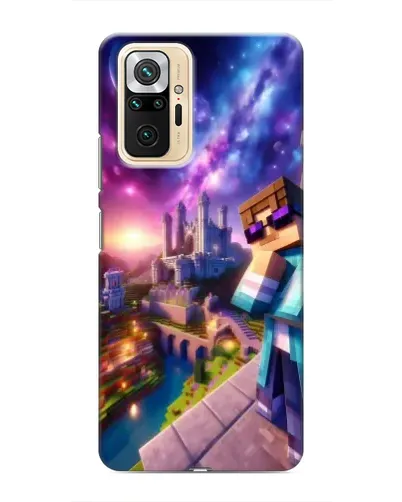 Чехол для Xiaomi Redmi Note 10 Pro с картинкой «Стив и космос» Чехол для Xiaomi Redmi Note 10 Pro с картинкой «Стив и космос»