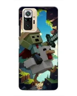 Чехол для Xiaomi Redmi Note 10 Pro с картинкой «Стив и гусь»