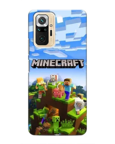 Чехол для Xiaomi Redmi Note 10 Pro с картинкой «Minecraft классический мир» Чехол для Xiaomi Redmi Note 10 Pro с картинкой «Minecraft классический мир»