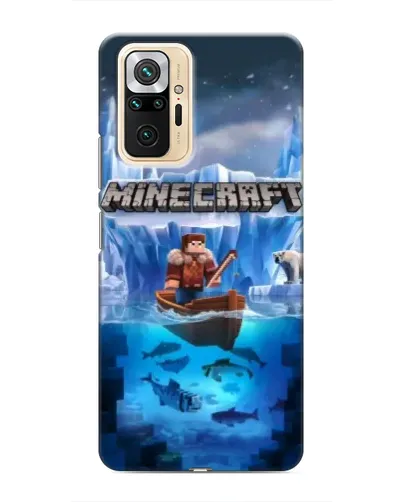 Чехол для Xiaomi Redmi Note 10 Pro с картинкой «Minecraft ледяной мир» Чехол для Xiaomi Redmi Note 10 Pro с картинкой «Minecraft ледяной мир»